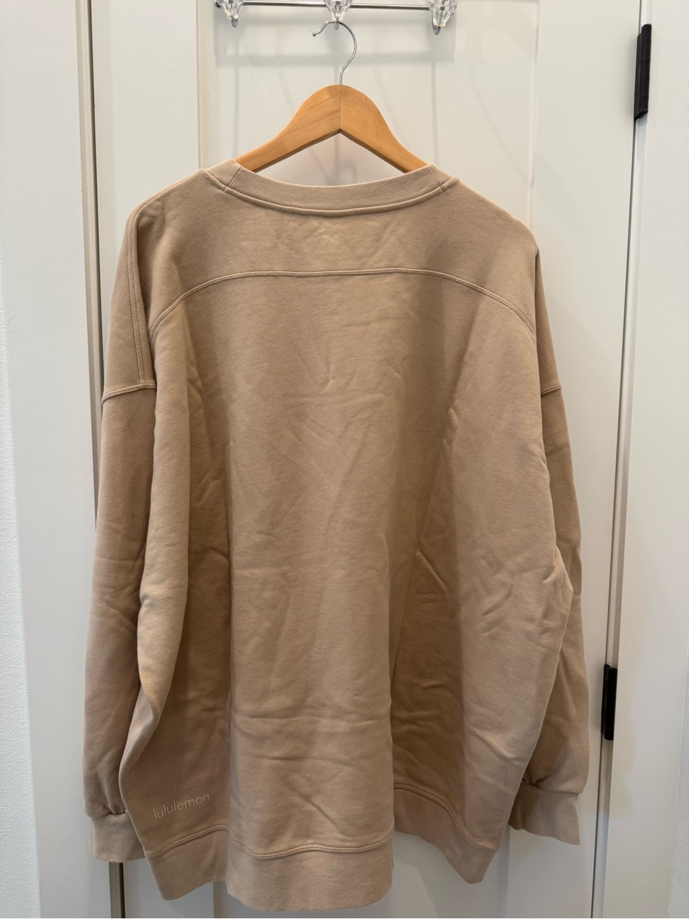lululemon athletica Crewneck Sweatshirt - Light Tan- Womens 18 - Picture 3 of 8
